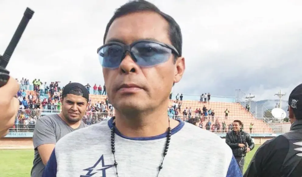 Jaime Cornejo, presidente del club Aurora de Cochabamba. Foto. CA