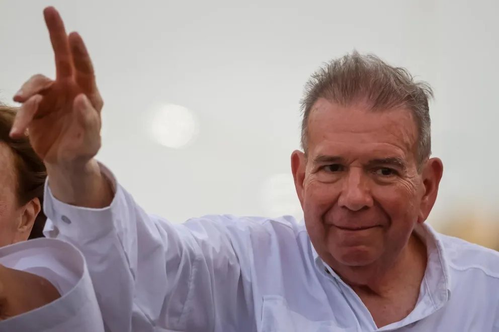 El líder opositor venezolano Edmundo González Urrutia durante la campaña. Foto: EFE