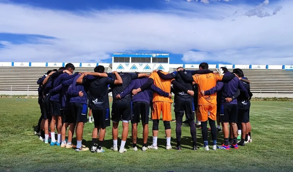 Un anterior entrenamiento del plantel orureño. Foto: GV San José.