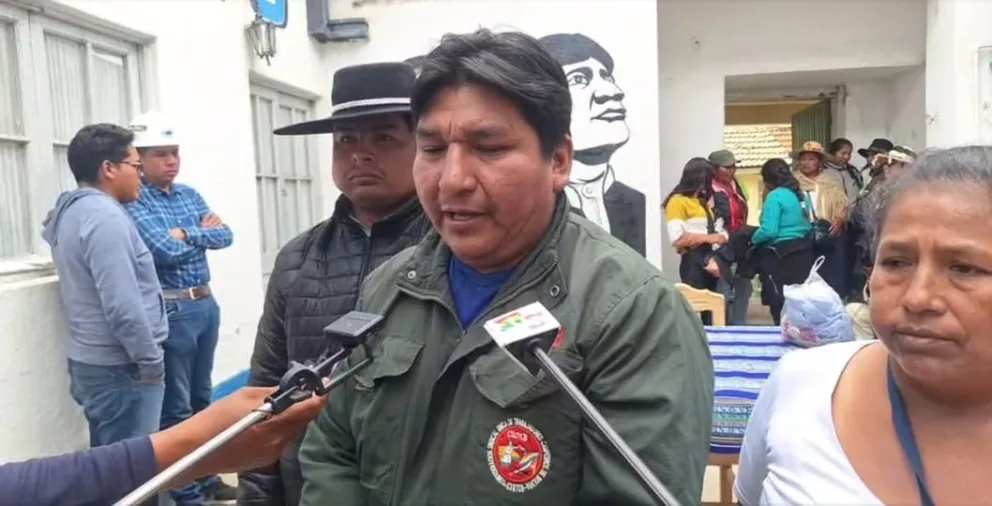 El dirigente cocalero Vicente Choque. Foto: Kawsachum Coca