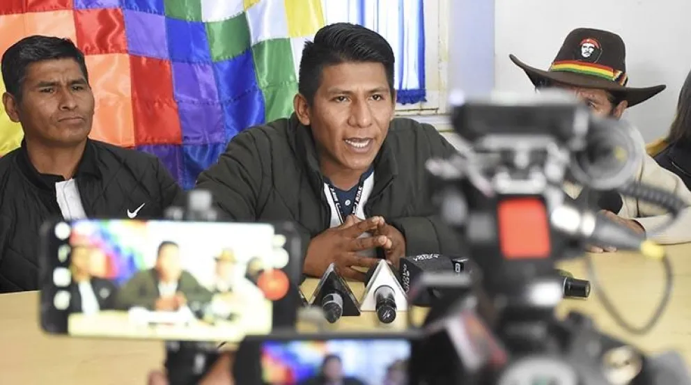 Arnold Alanes, el exdirigente cocalero. Foto: APG