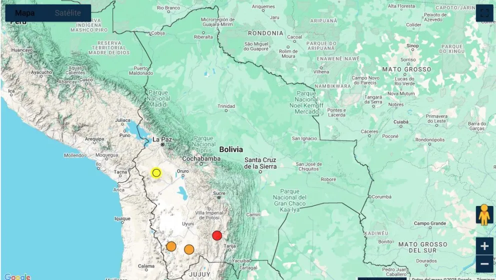 Un monitoreo de sismos del Observatorio de San Calixto. Foto: osc.org.bo