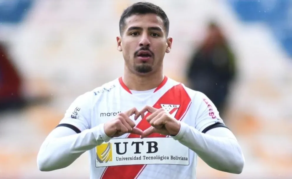 José Briceño festeja un gol para Always Ready en la temporada 2024. Foto: club Always Ready