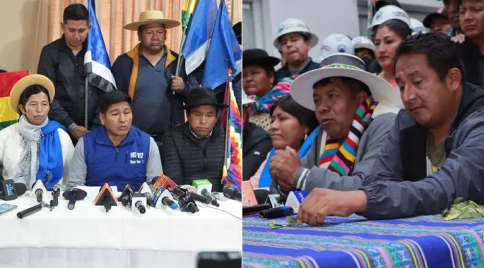 El MAS, confrontado con los afines a Morales, pretenden cambiar el estatuto orgánico del partido. Foto: Composición