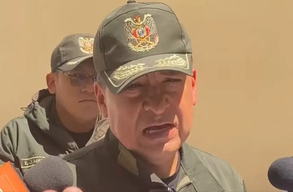 Nelson Murillo, subcomandante de la Policía departamental de La Paz. Foto: RRSS