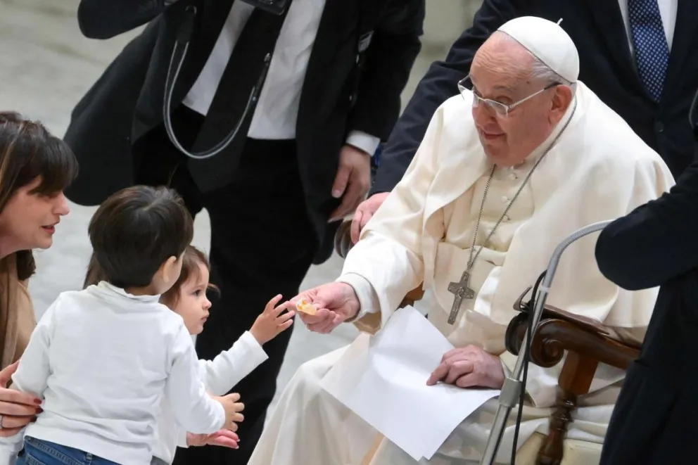 Una imagen del papa Francisco en el Vaticano. Foto: EFE