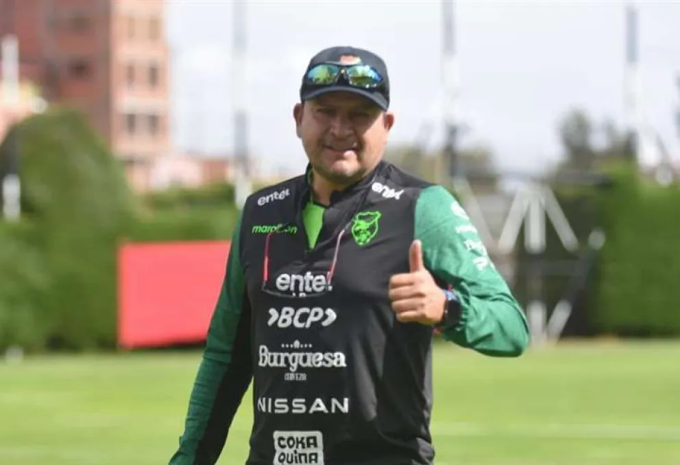 Óscar Villegas Camara, entrenador del seleccionado boliviano. Foto: Archivo digital