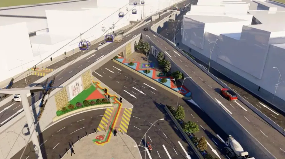 Maqueta del distribuidor Integración Río Seco