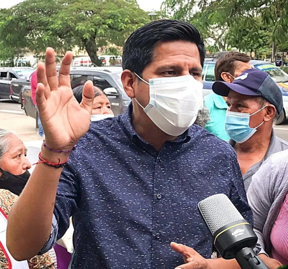 El concejal del MAS, Rolando Pacheco Foto: Kandire Noticias Facebook