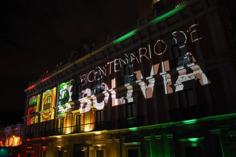El Gobierno realizó anoche un acto para presentar la agenda del Bicentenario. Foto: APG
 