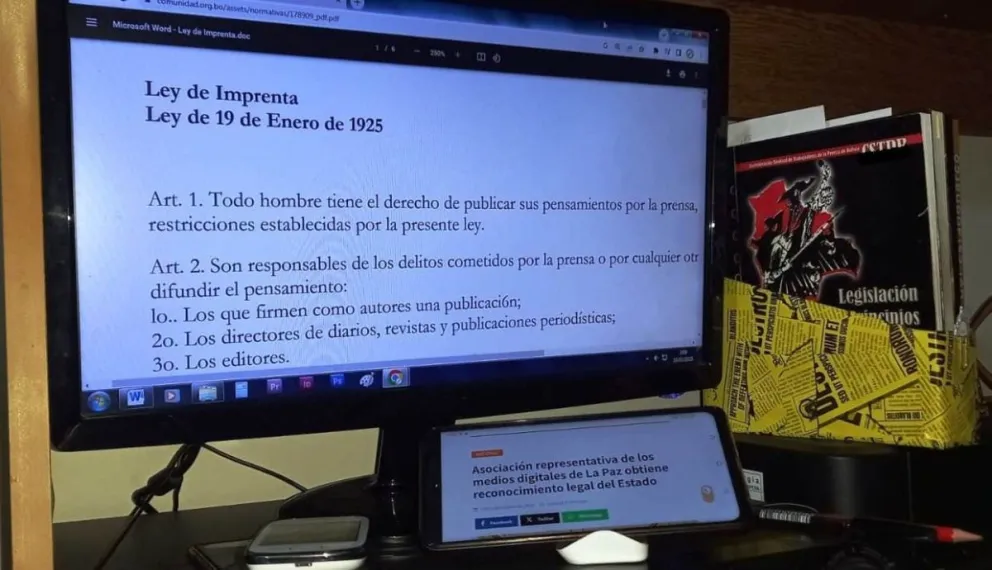 La Ley de Imprenta conmemora un centenario desde su promulgación. Foto: Visor 21