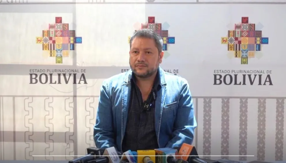 El ministro de Hidrocarburos, Alejandro Gallardo Foto: Ministerio de Hidrocarburos 