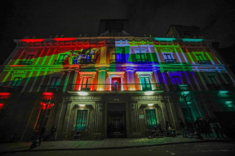 El presidente Arce, durante una actividad, la pasada semana. Foto: Facebook del mandatario 