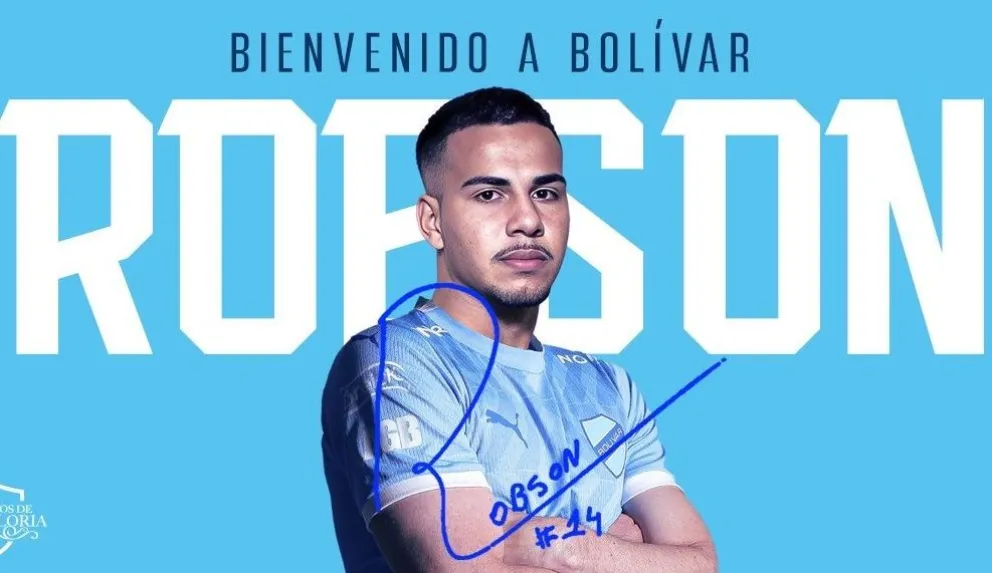 El anuncio que publicó la Academia sobre Matheus. Foto: Club Bolívar.