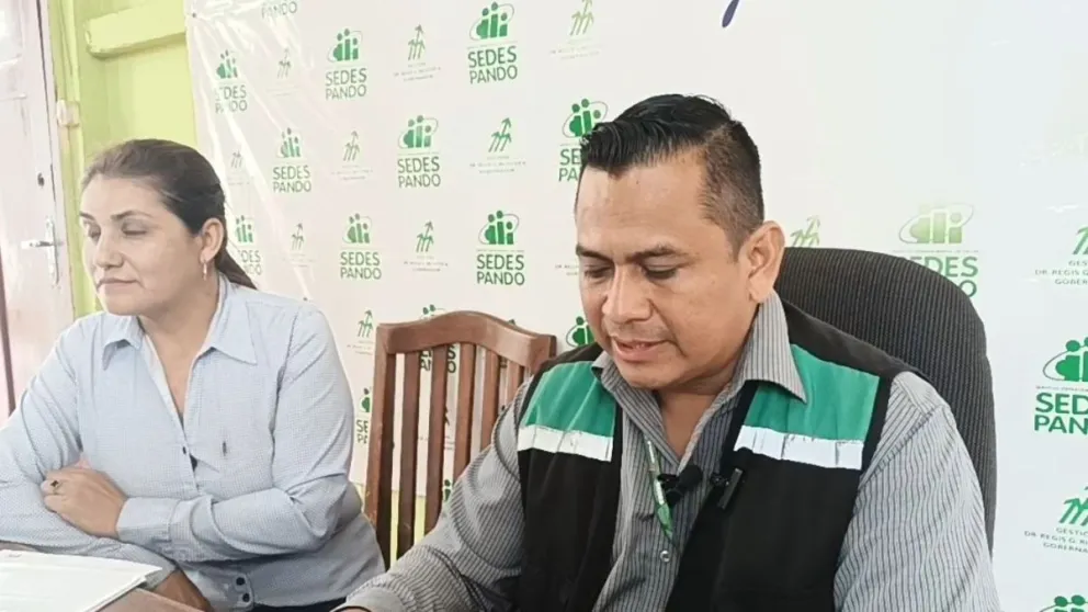 Danny Mendoza, director técnico del Sedes de Pando. Foto: Captura de video