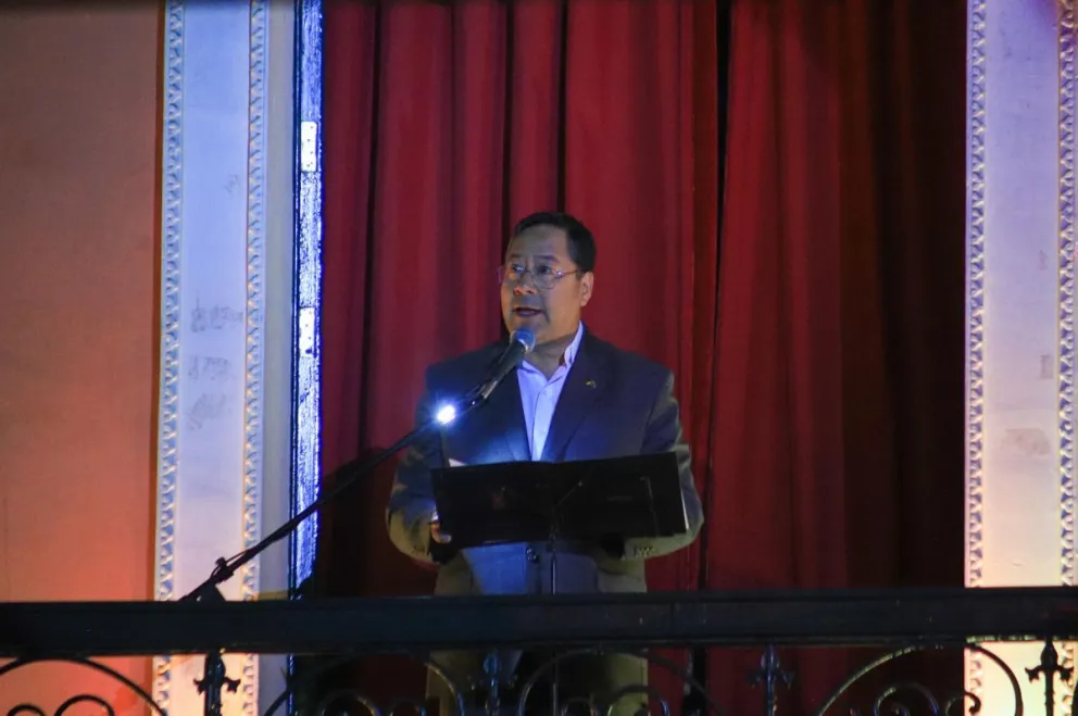 El presidente de Bolivia, Luis Arce. Foto: EFE