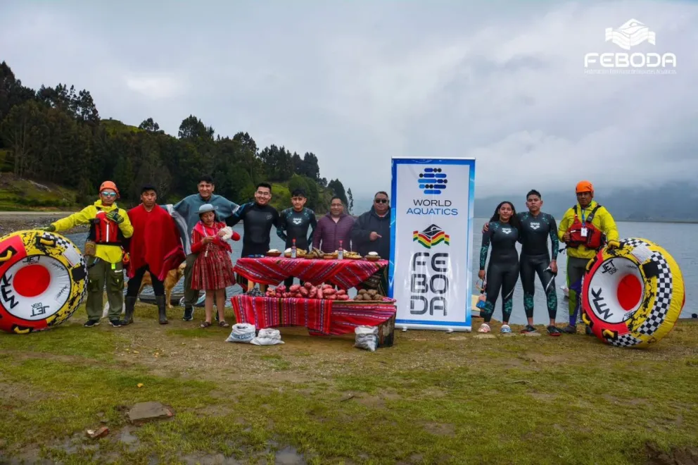 La reunión de coordinación que hubo en Corani. Foto: FEBODA.