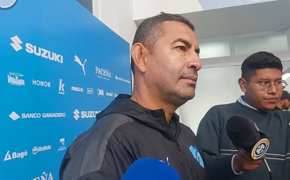 Ronald Arana, responsable de las inferiores del club Bolívar. Foto: Sports 360