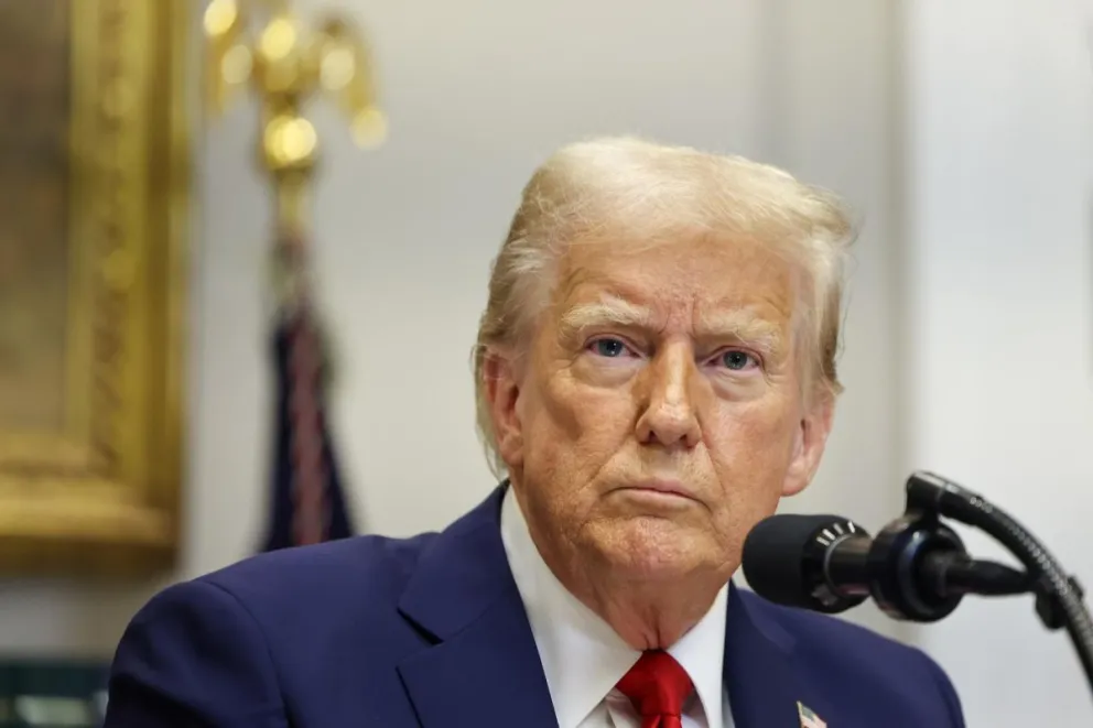 El presidente de EE.UU., Donald Trump que ordeno un movimiento de tropas. Foto: EFE