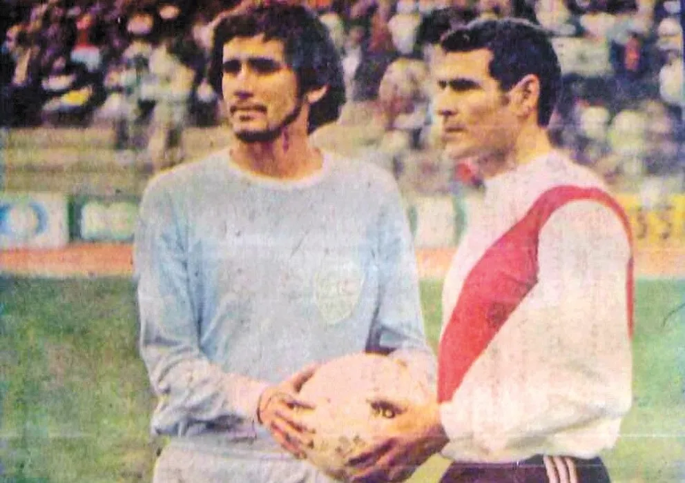 Jesús Reynaldo y Juan Américo Díaz en una postal de 1978. Foto: Colección Julio Mamani