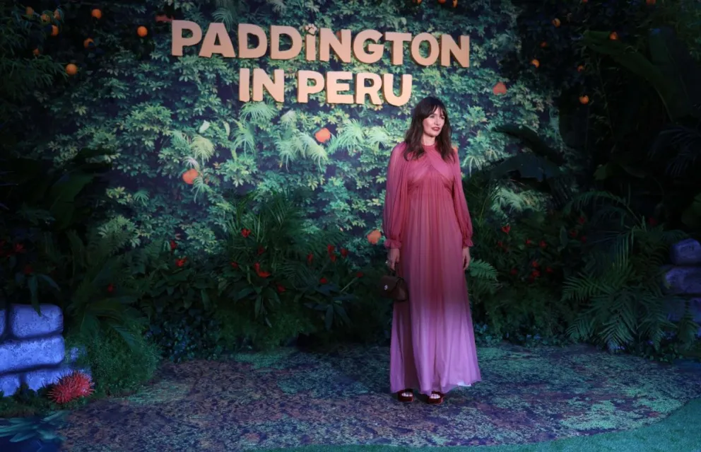 Foto de archivo de la actriz británica y miembro del elenco, Emily Mortimer, en la premier mundial de "Paddington en Perú". Foto: EFE