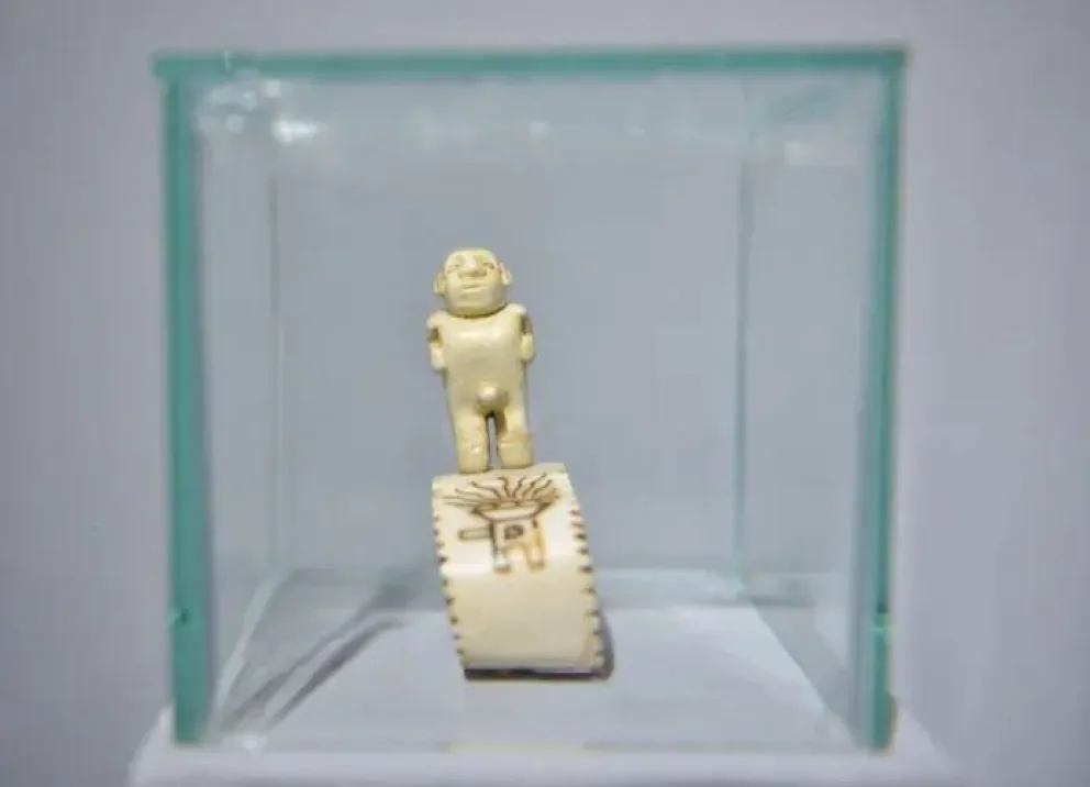 Una de las primeras imágenes del Ekeko. FOTO: AMUN