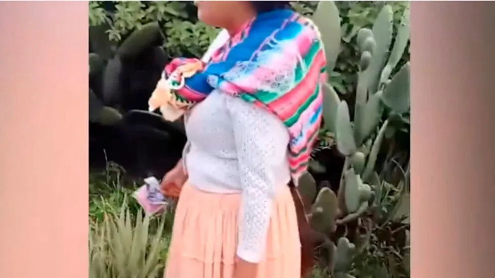 La mujer agredida. Foto: Opinión