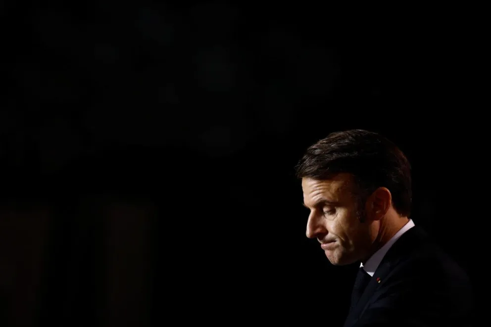 Imagen de archivo del presidente francés, Emmanuel Macron. Foto: EFE