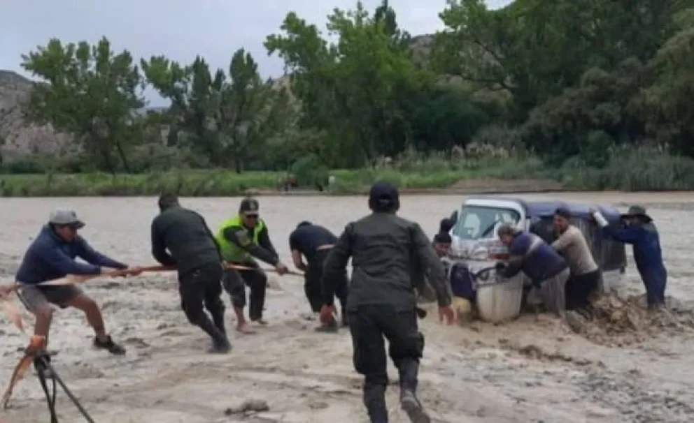 Las lluvias generan emergencias en todo el país.   Foto: Policía Boliviana  