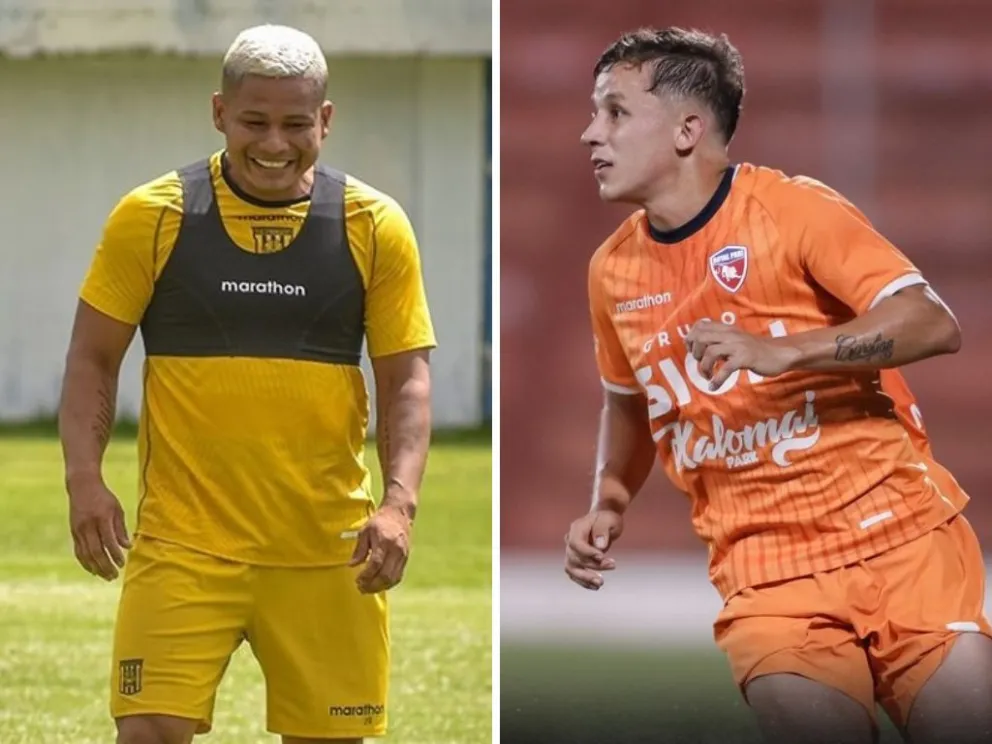 Carlos Roca (izq.) se va de The Strongest; y Tobías Moriceau, quien podría ser su reemplazante. 