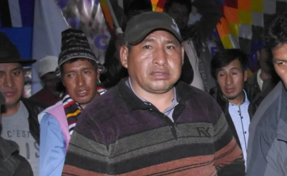 El dirigente evista Ponciano Santos. Foto: APG