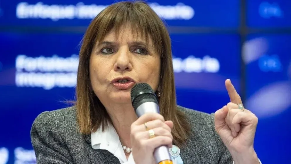 La ministra Patricia Bullrich en una imagen de archivo. Foto: La Nación
