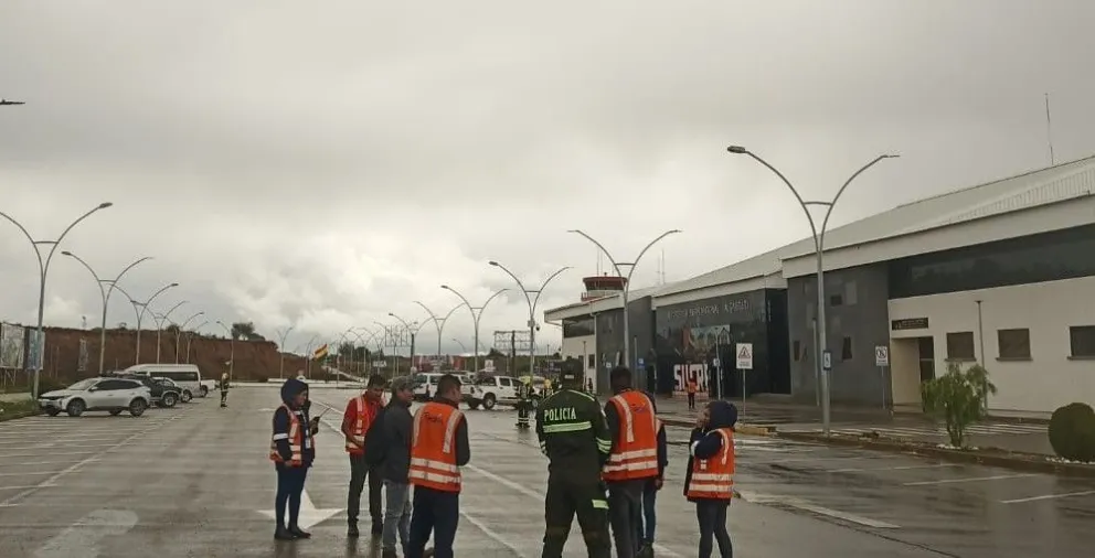 Policías durante un operativo en Chuquisaca. Foto: Comando Departamental de Policía