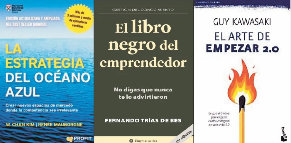 Algunos de los libros que ofrecen herramientas, estrategias y consejos para los emprendedores. Foto: Pixabay
