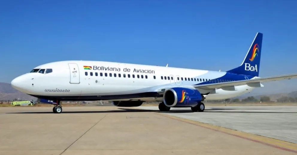 Un de las aeronaves de la estatal Boa en una imagen de archivo. Foto: ABI