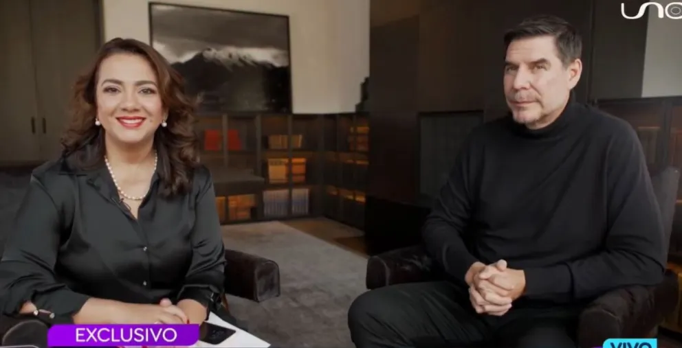Marcelo Claure, en entrevista en Red Uno.Foto:captura