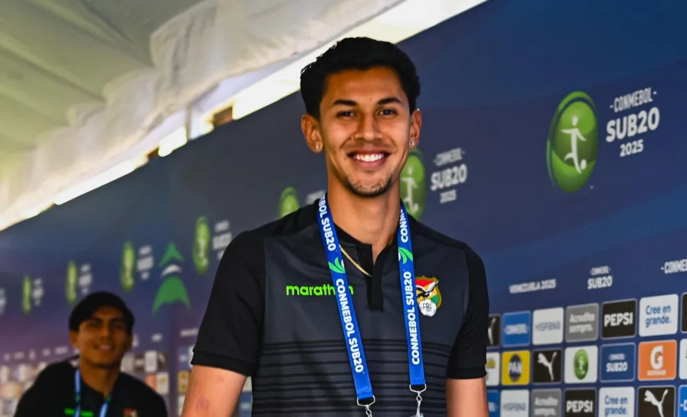 Diego Arroyo formó parte de la Selección Sub-20 en el Sudamericano de Venezuela. Foto: FBF.