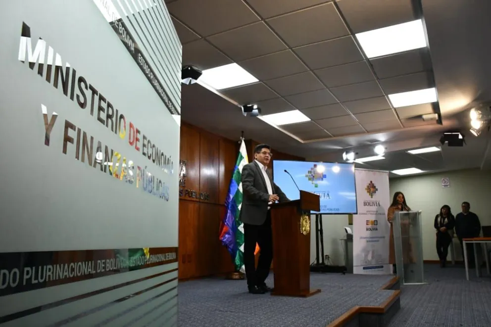 Montenegro en la rueda de prensa de este martes. Foto: APG 
