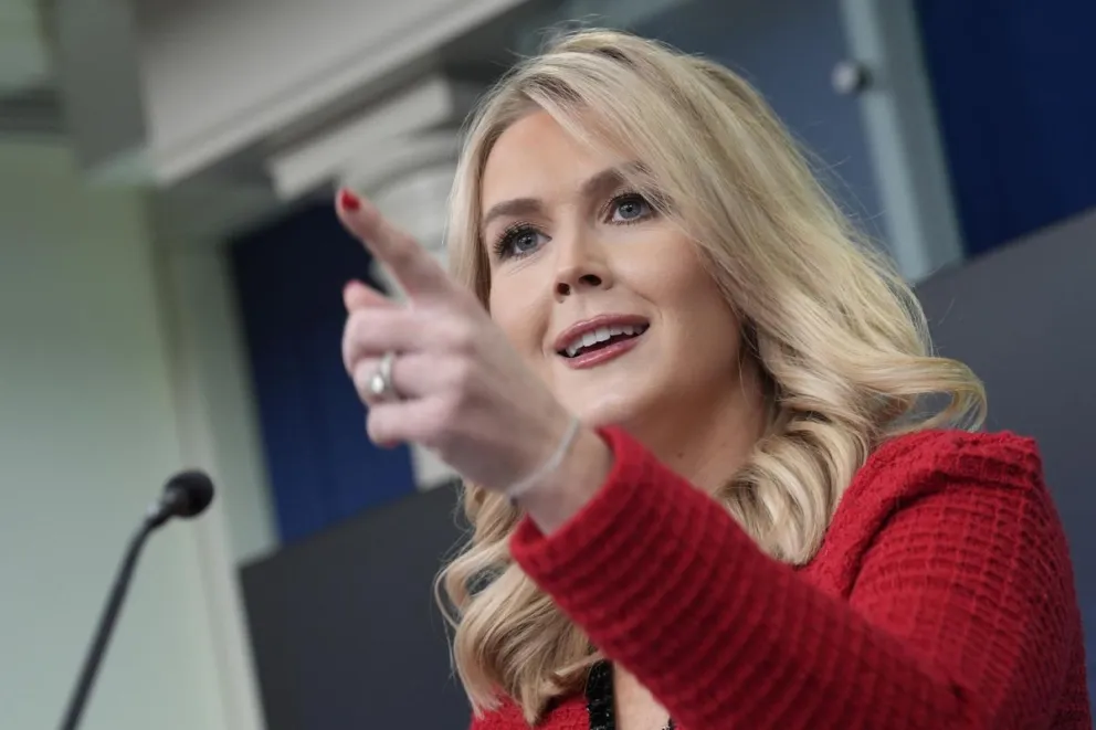 La secretaria de Prensa de la Casa Blanca, Karoline Leavitt. Foto: EFE