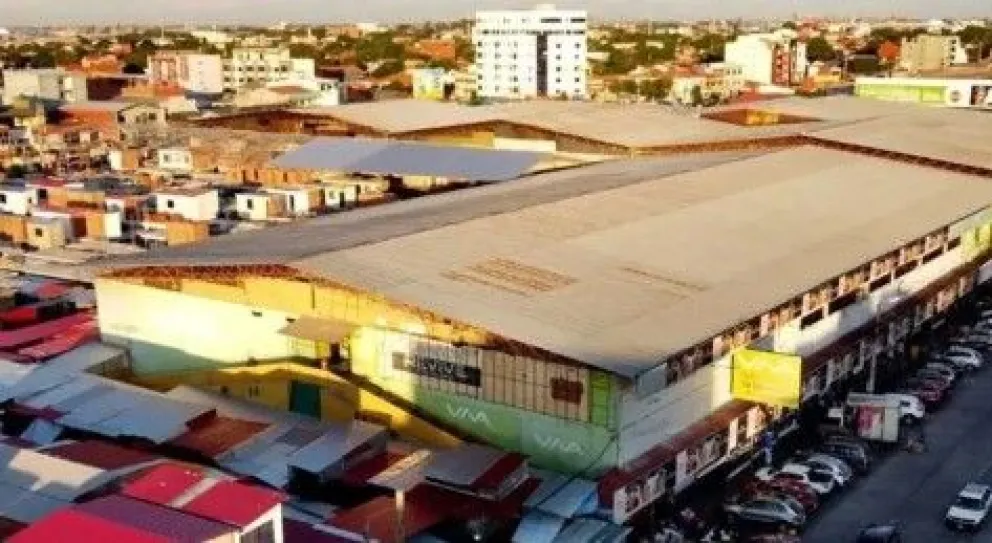 Mercado Mutualista, en la ciudad de Santa Cruz. Foto: RRSS