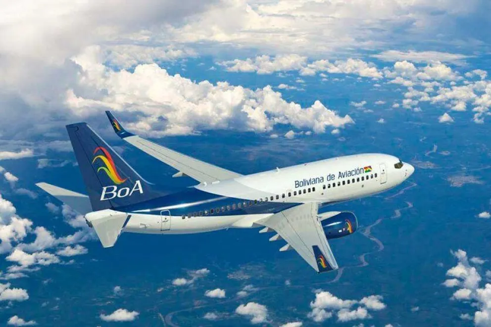 Un avión de Boa. Foto: RRSS