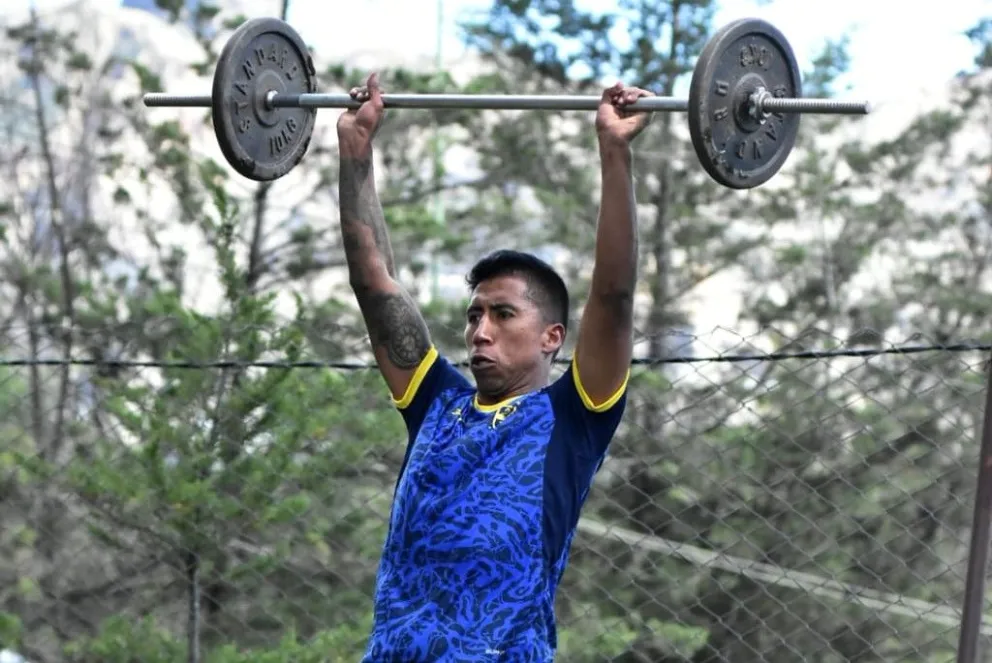 Kevin Romay realiza una exigente labor física durante la pretemporada de ABB. Foto: prensa ABB