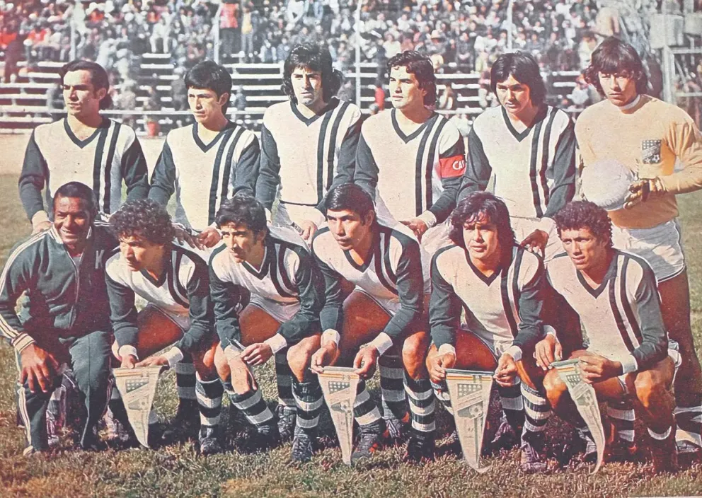 Oriente Petrolero en la Copa Libertadores de 1977. Foto: Colección Julio Mamani