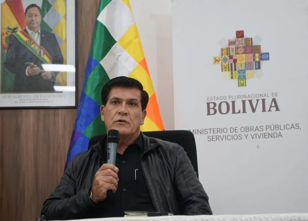 Mario Borda ras jurar al cargo de gerente de Boa este viernes. Foto: APG