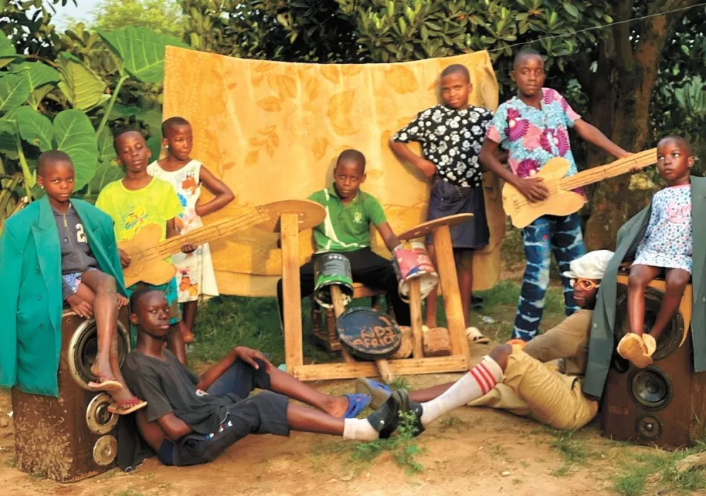 Los integrantes del grupo en una foto de su cuenta de Tik Tok