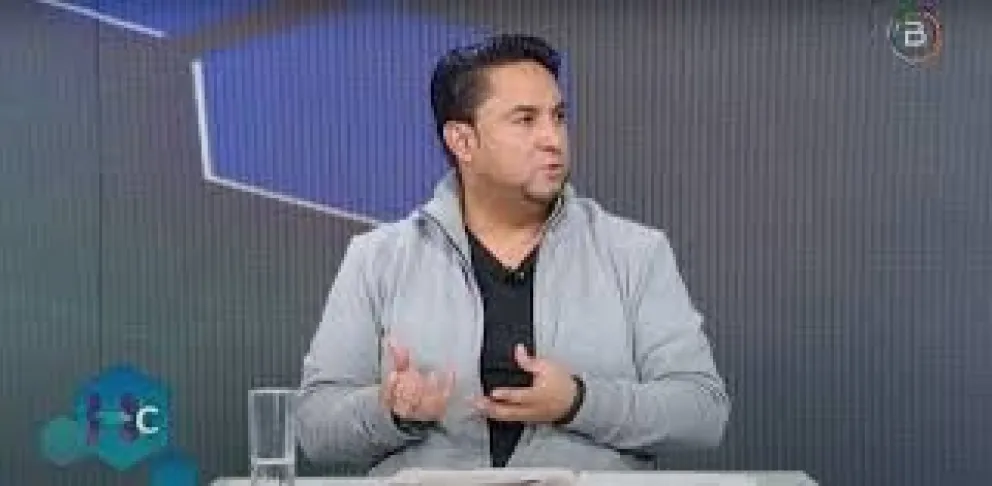 Luis Siles, viceministro de Políticas de Industrialización. Foto: Bolivia Tv