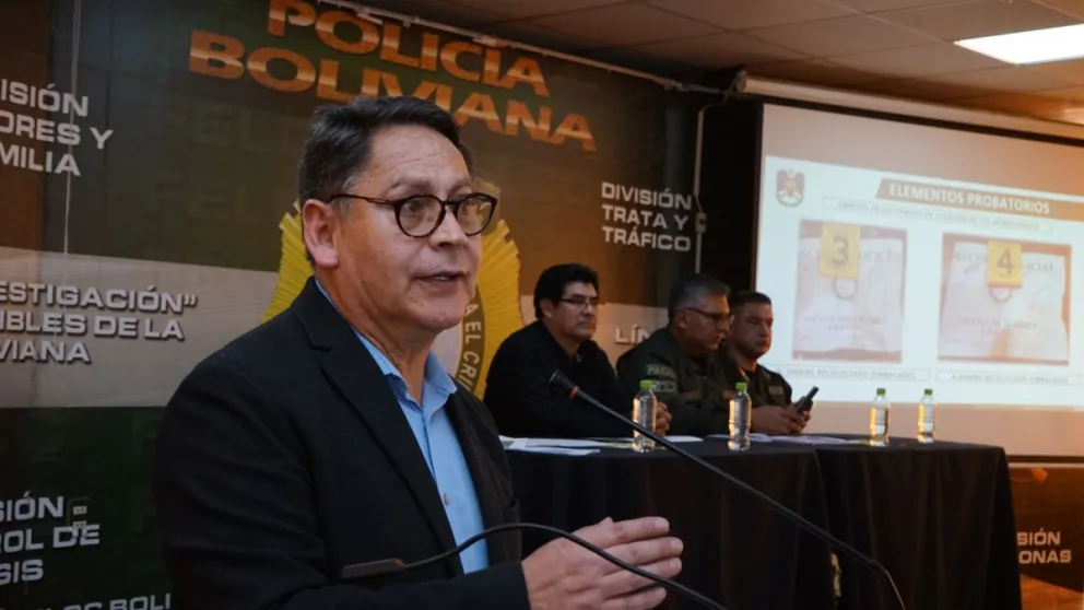 Jhonny Aguilera, viceministro de Régimen Interior y Policía. Foto: APG