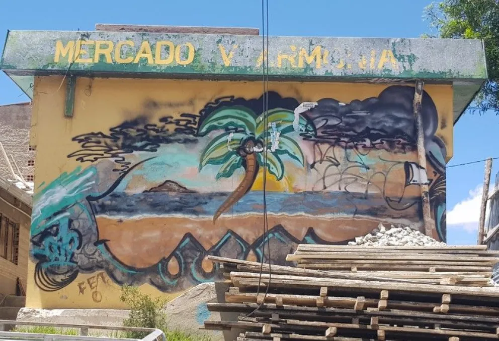 Una vista del mercado Villa Armonía. Foto: Javier Escalier