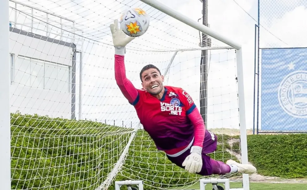 Marcos Felipe, uno de los arqueros del Bahía que llega a La Paz. Foto: Bahía