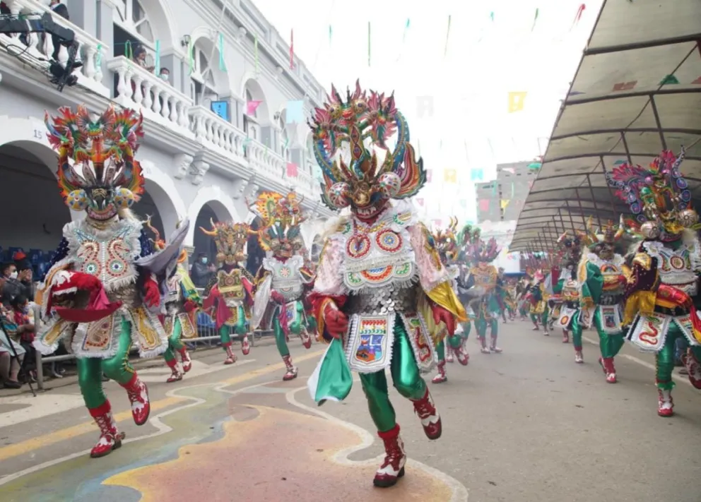 La danza de la diablada en el Carnaval de Oruro foto: Luis Arce